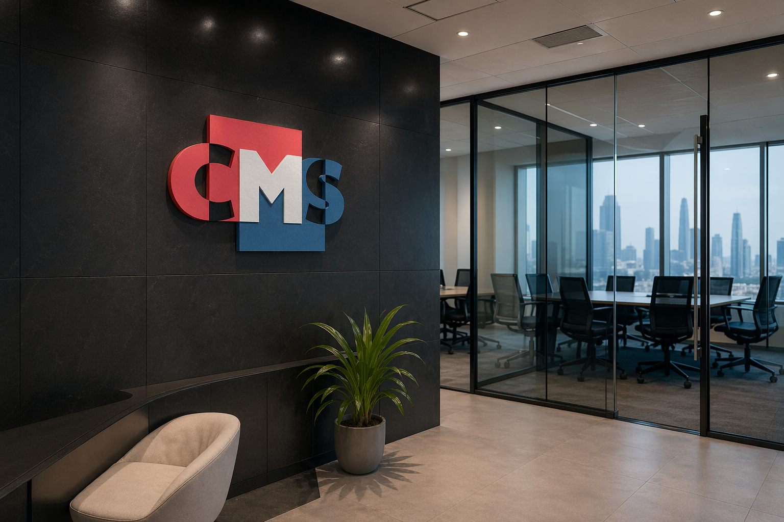 CMS office interior